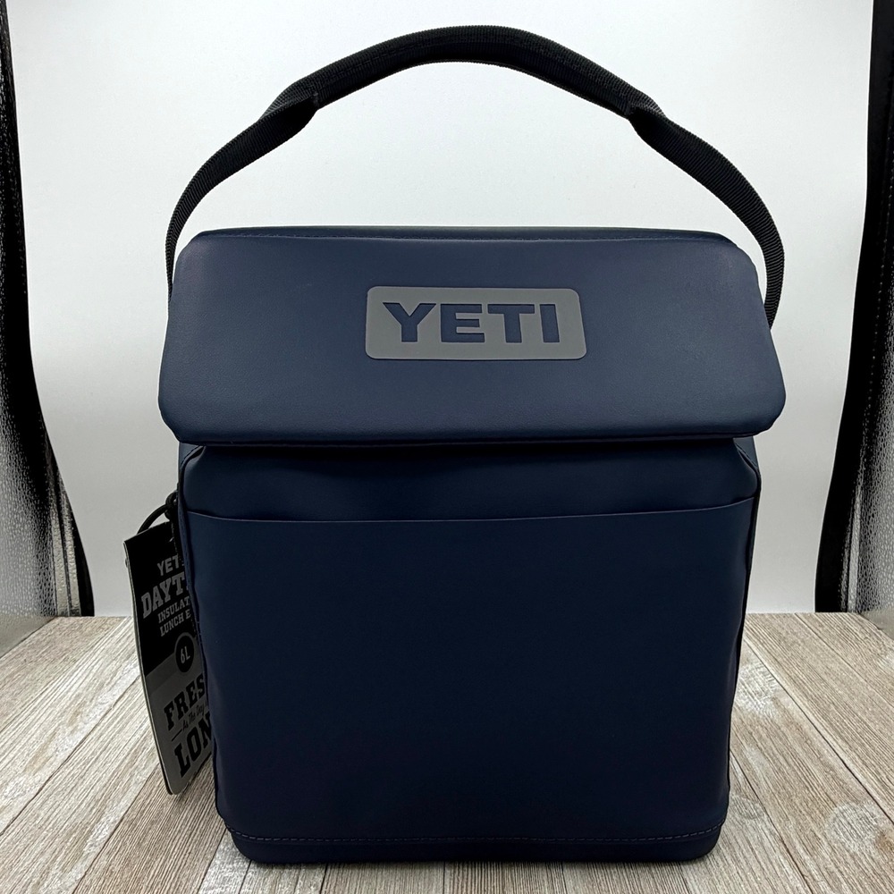 YETI Daytrip Insulated Lunch Bag Navy Blue 6L Fold-and-Hook Coldcell Flex NEW